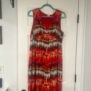 Chico’s Tie-die Maxi dress